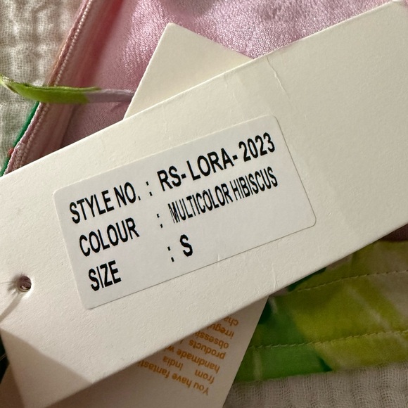 Rococo Sand- Lora Bustier in Multicolor Hibiscus - Picture 3 of 3